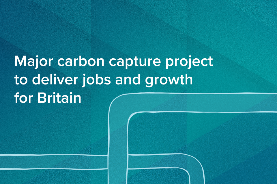 Imagem relacionada à notícia: Grande projeto de captura de carbono para fornecer empregos e crescimento