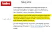Folha de S.Paulo admite ter recebido R$ 516 mil do Master e compara: 2,58% do Metrópoles