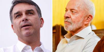 Flávio Bolsonaro (PL) aparece à frente de Lula (PT) em pesquisa do segundo turno das eleições Foto: Montagem: Fotoarena/Estadão Conteúdo