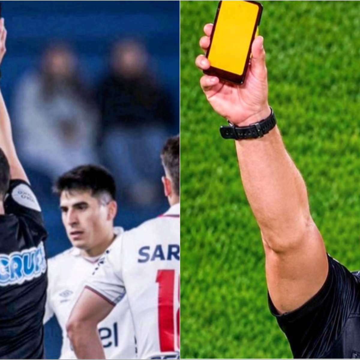 Conheça a tecnologia do “cartão virtual” no futebol uruguaio; árbitro estreou novidade com expulsão
