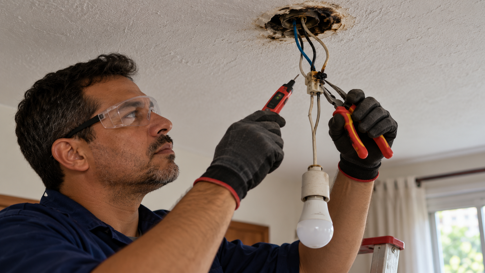 Lâmpada piscando sozinha: eletricista explica as três causas, e uma delas é sinal de perigo