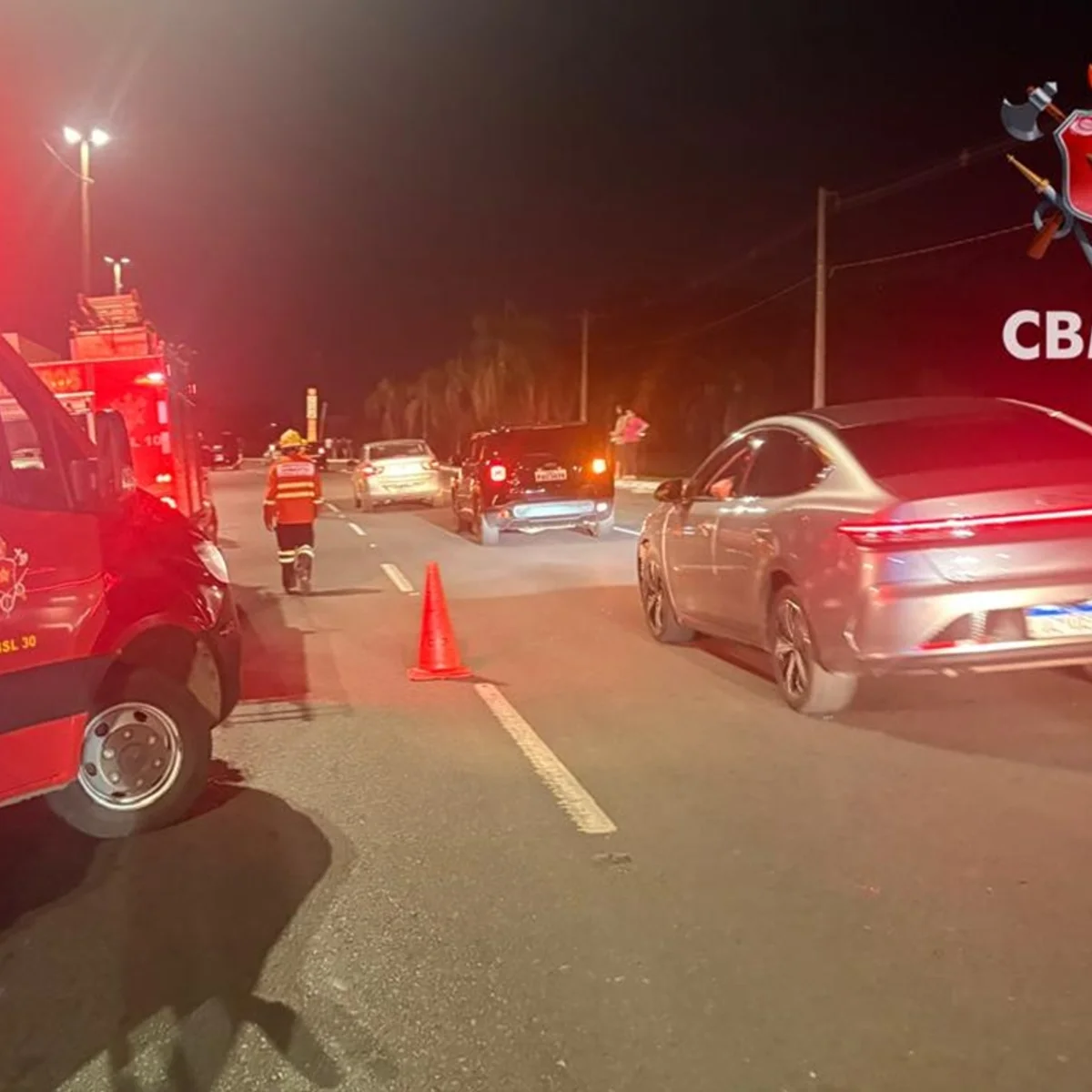 Homem morre após cair de moto e sofrer parada cardíaca na Ponte JK