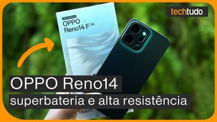 OPPO Reno14 promete superbateria e alta resistência; conheça