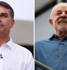 Flávio tem mais votos 'anti-adversário' porque hoje Lula é governo, diz Nexus Foto: Montagem: Estadão Conteúdo