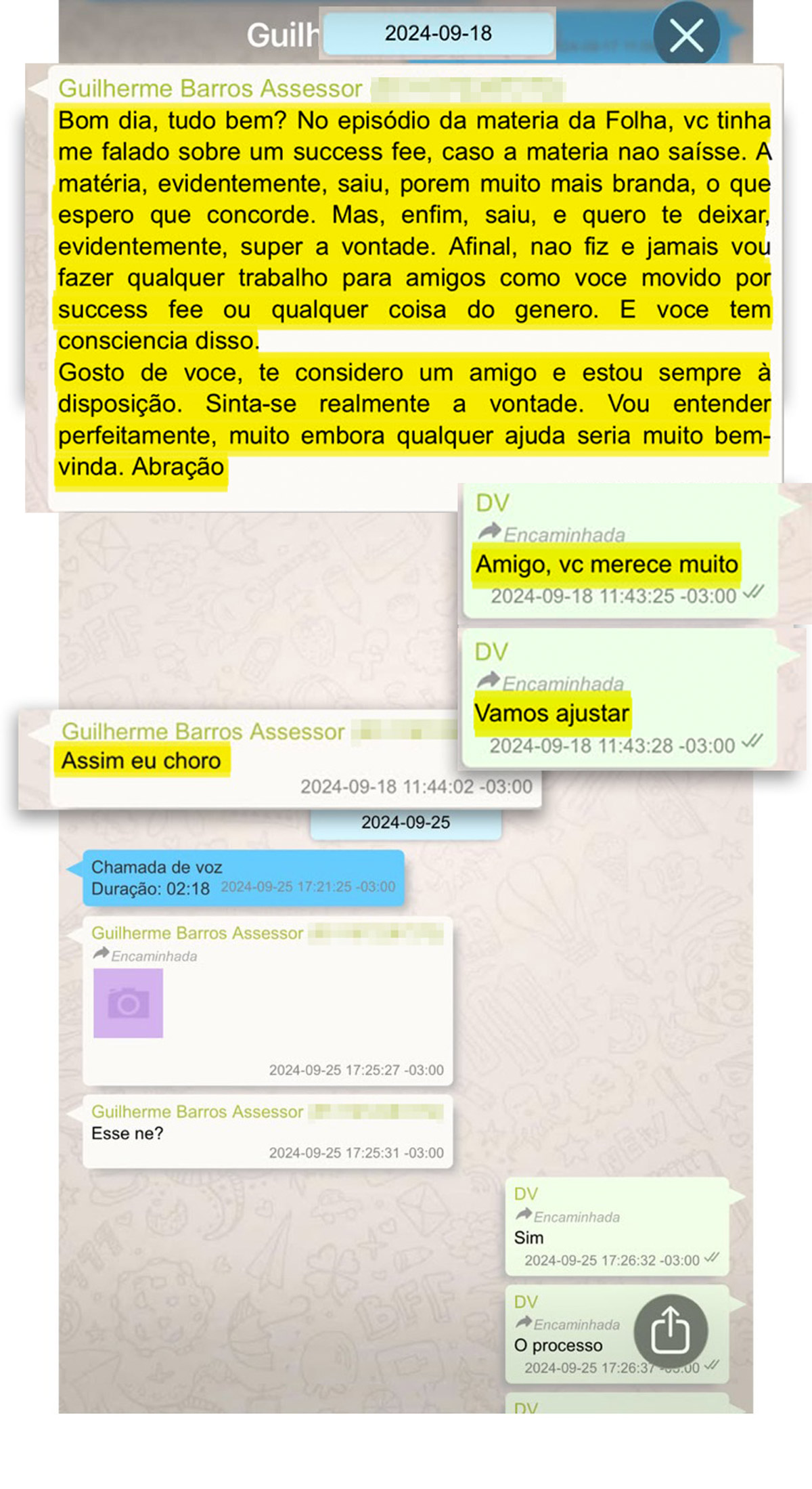 Folha de S.Paulo admite ter recebido R$ 516 mil do Master e compara: 2,58% do Metrópoles